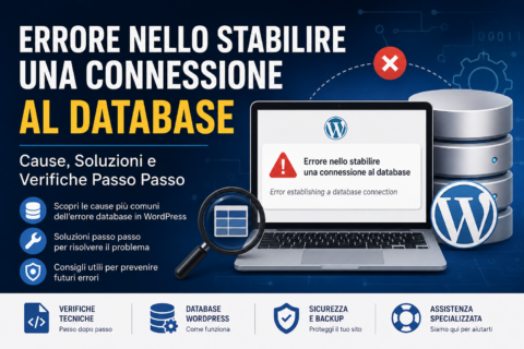 Errore nello Stabilire una Connessione al Database WordPress Errore nello Stabilire una Connessione al Database WordPress