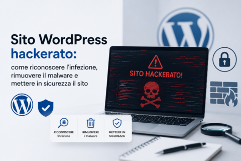 Sito WordPress hackerato Sito WordPress hackerato