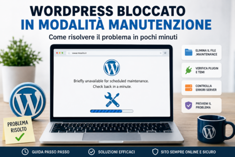 WordPress bloccato in modalità manutenzione WordPress bloccato in modalità manutenzione