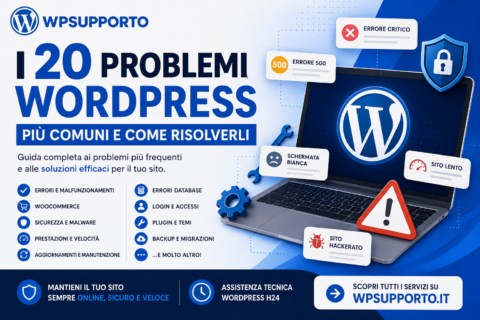 problemi WordPress più comuni problemi WordPress più comuni