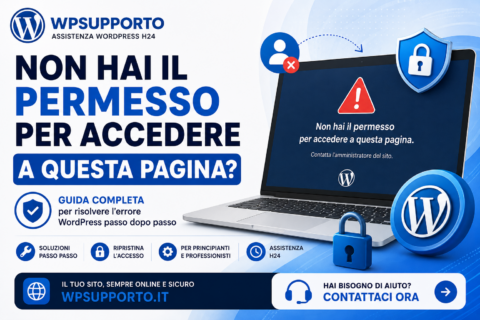 wordpress non hai il permesso per accedere a questa pagina wordpress non hai il permesso per accedere a questa pagina