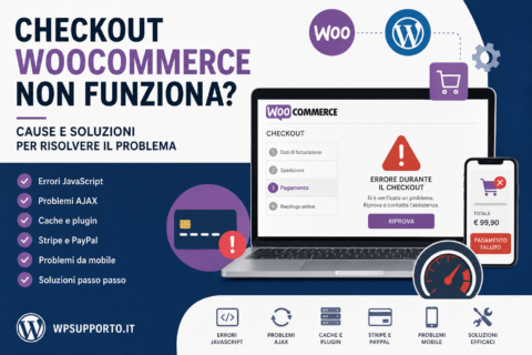 Checkout WooCommerce non funziona Checkout WooCommerce non funziona