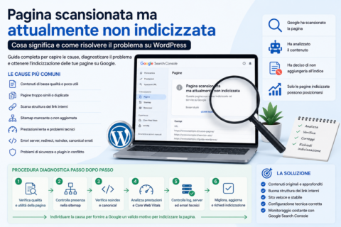 Pagina scansionata ma attualmente non indicizzata Pagina scansionata ma attualmente non indicizzata