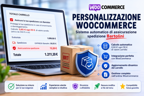 Personalizzazione carrello WooCommerce Personalizzazione WooCommerce