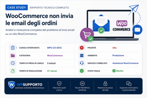 WooCommerce non invia email degli ordini WooCommerce non invia email degli ordini