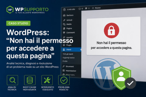 WordPress “Non hai il permesso per accedere a questa pagina risolto WordPress “Non hai il permesso per accedere a questa pagina risolto