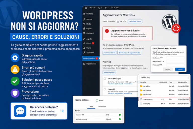 WordPress non si aggiorna WordPress non si aggiorna